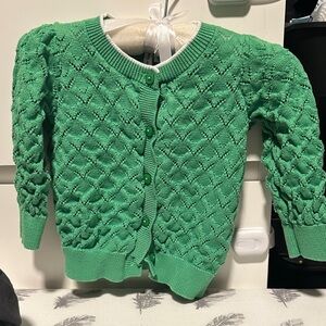 Janie and Jack Green Button Down Shirt